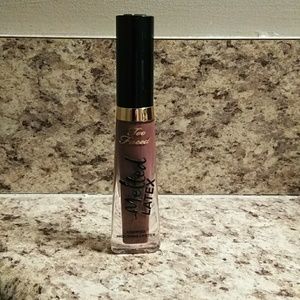 Melted latex liquified lipstick